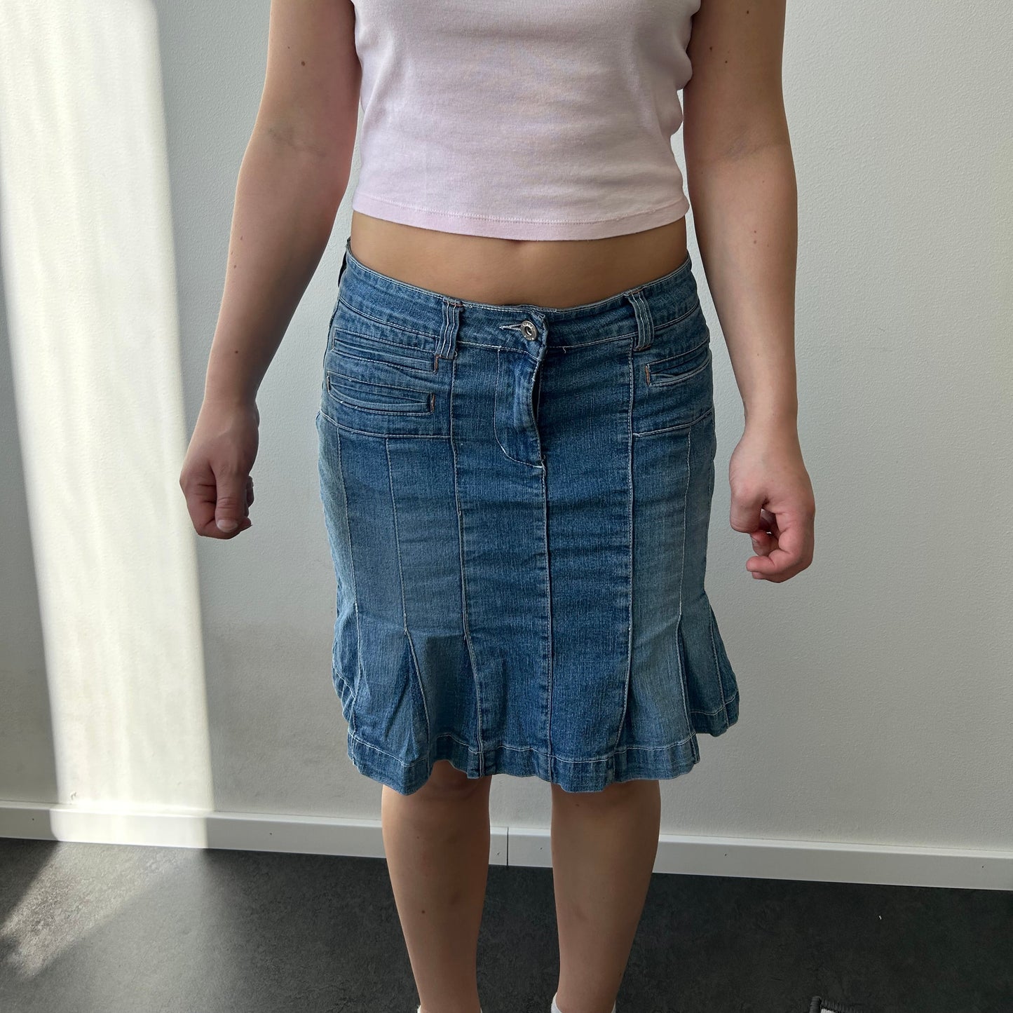 Elegant midi skjørt