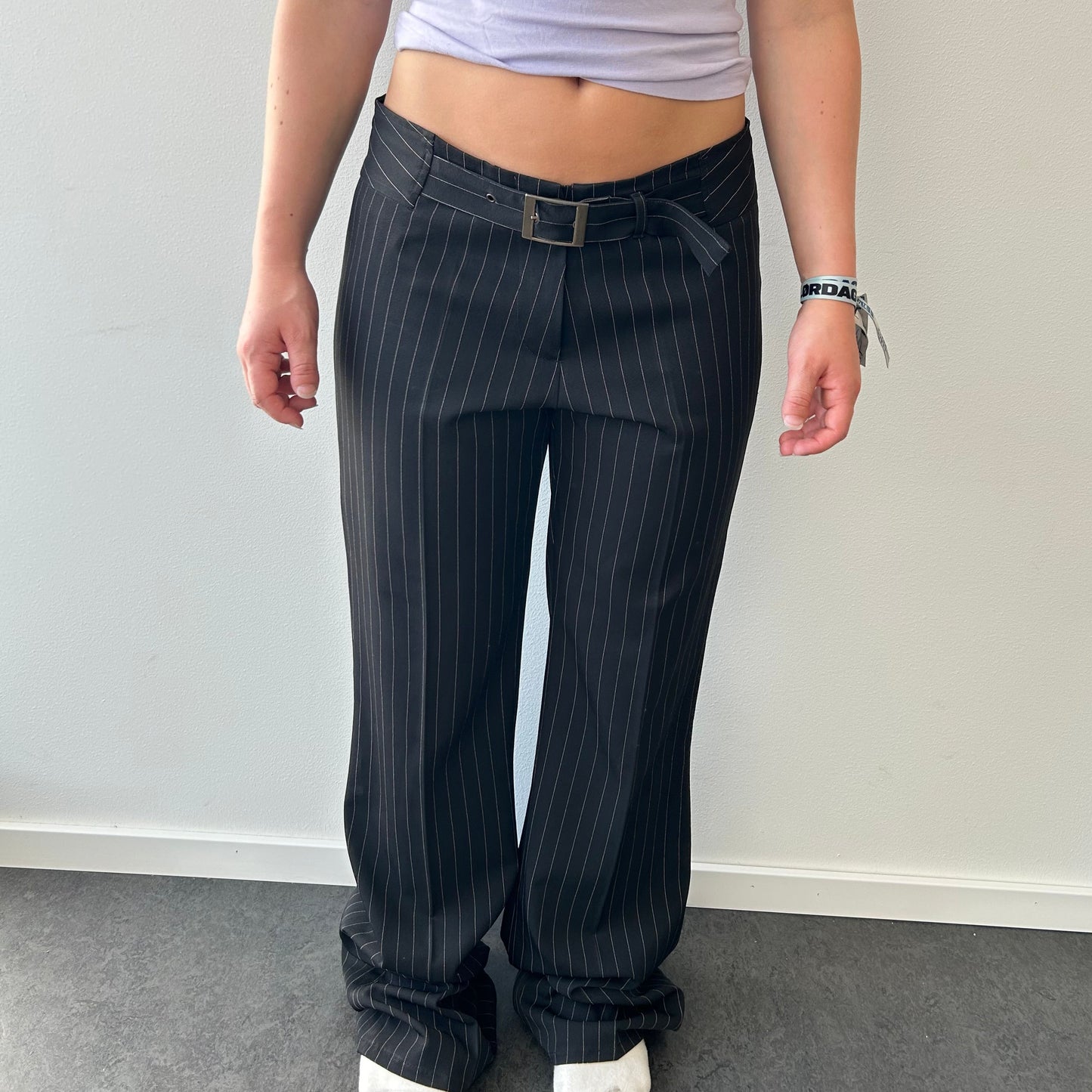 Pinstripe pants