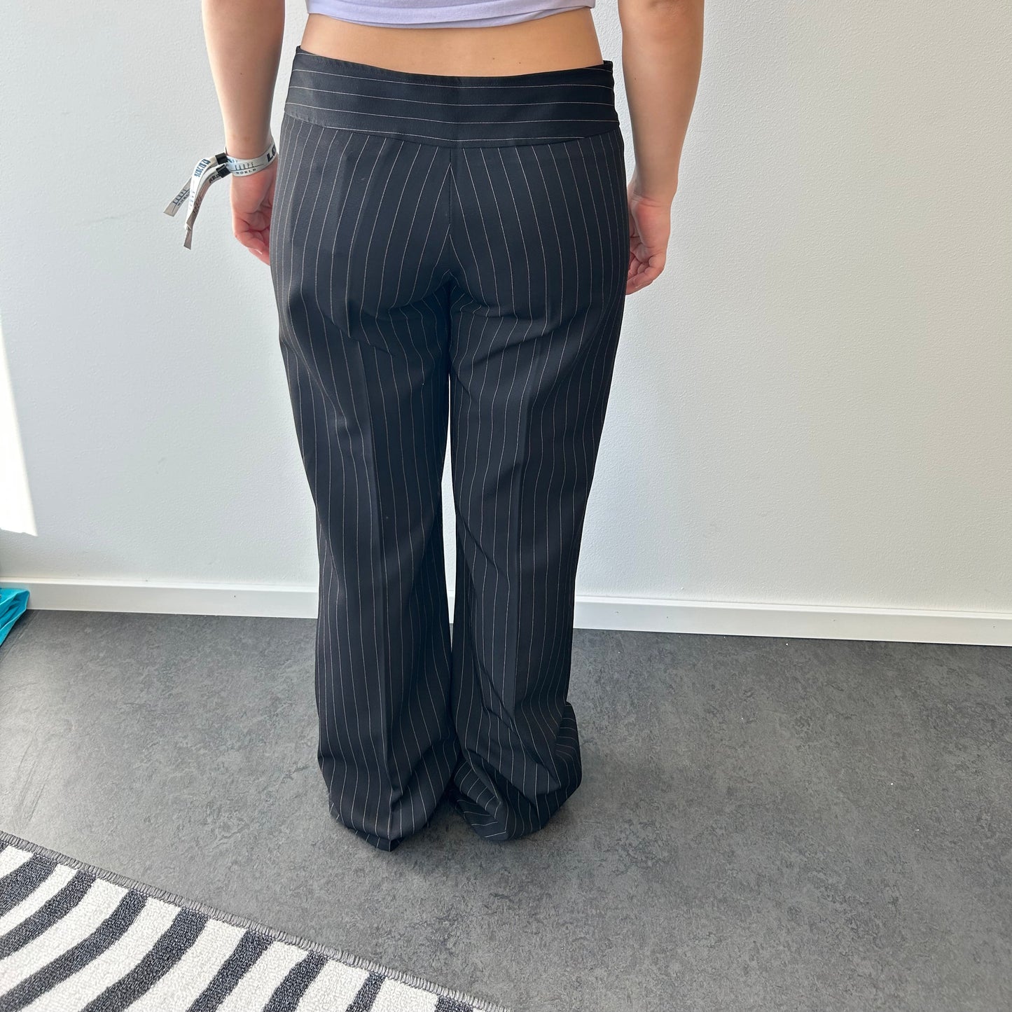 Pinstripe pants