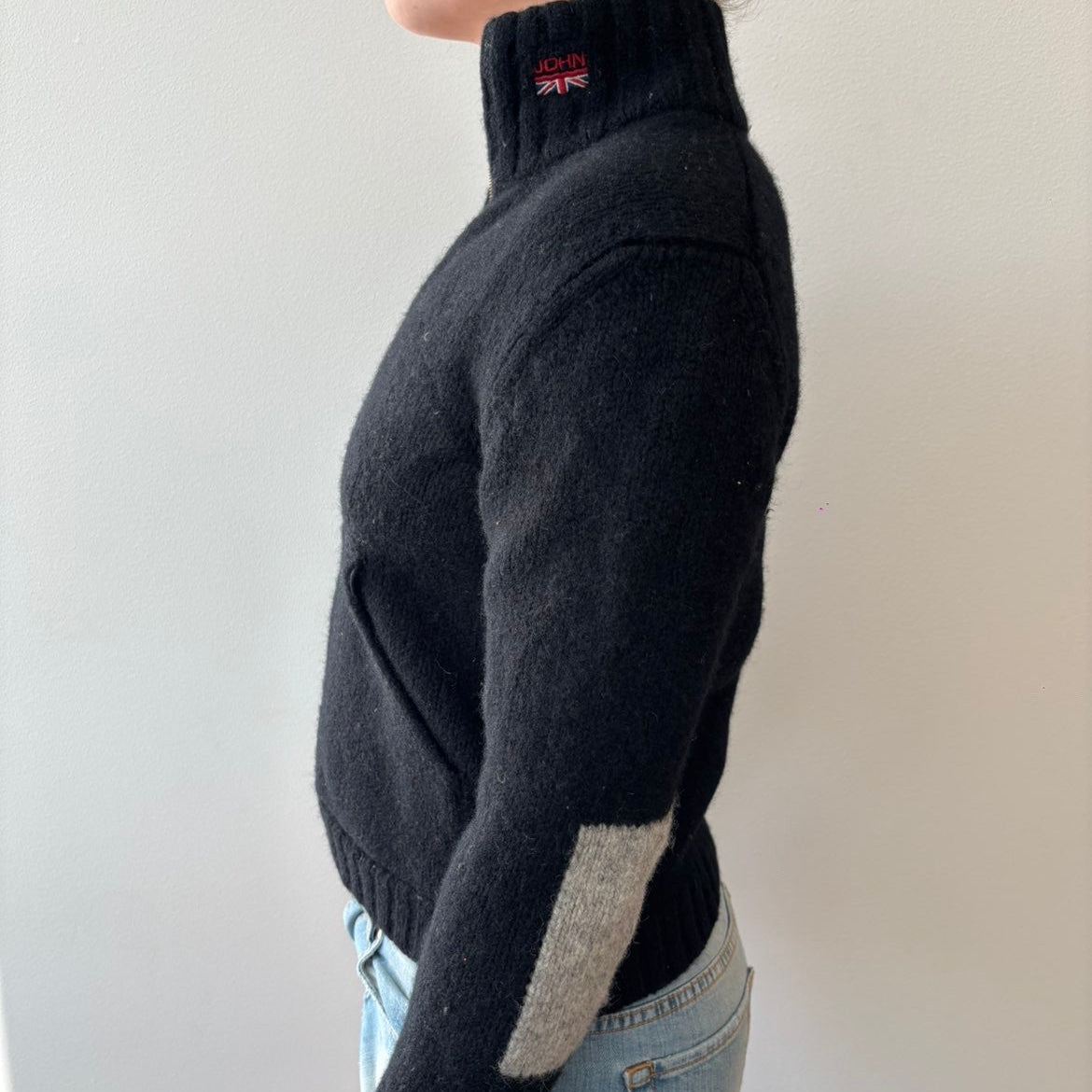 Strikket zip up