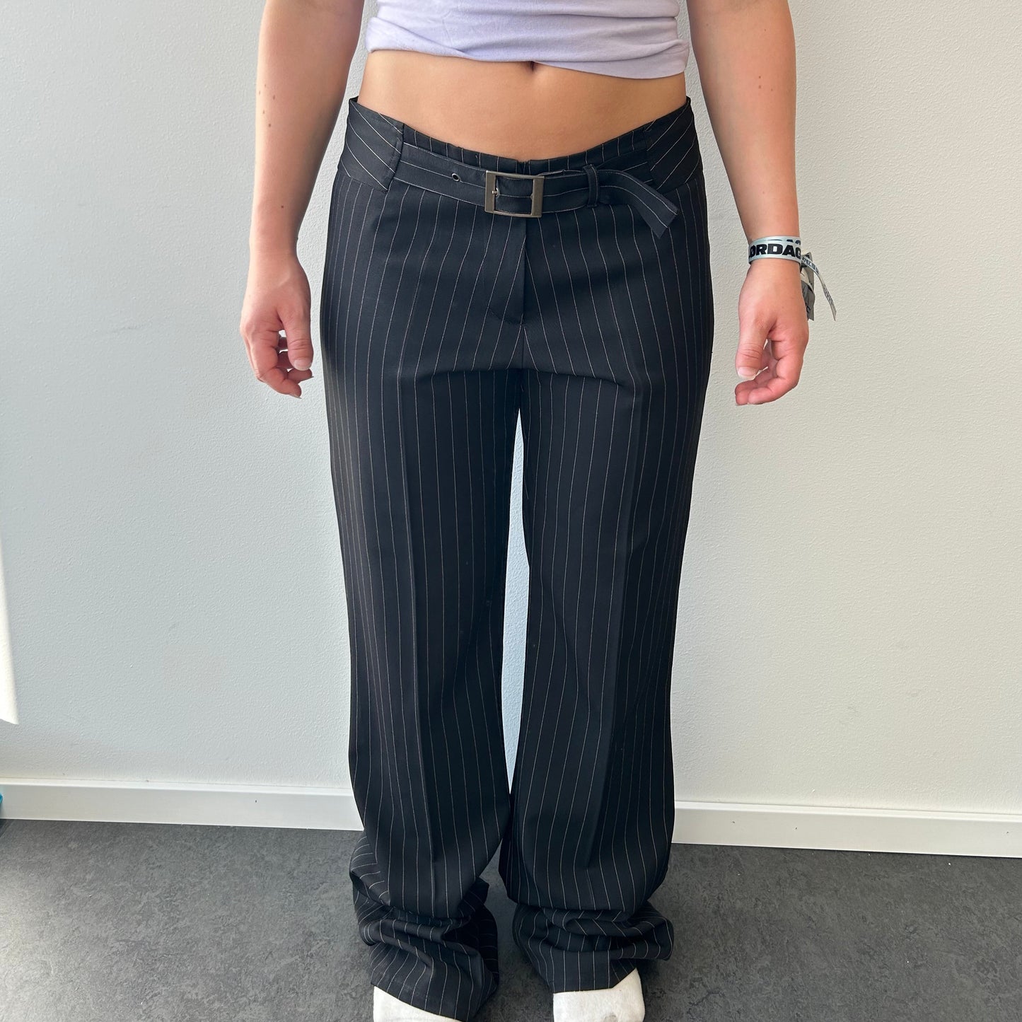 Pinstripe pants