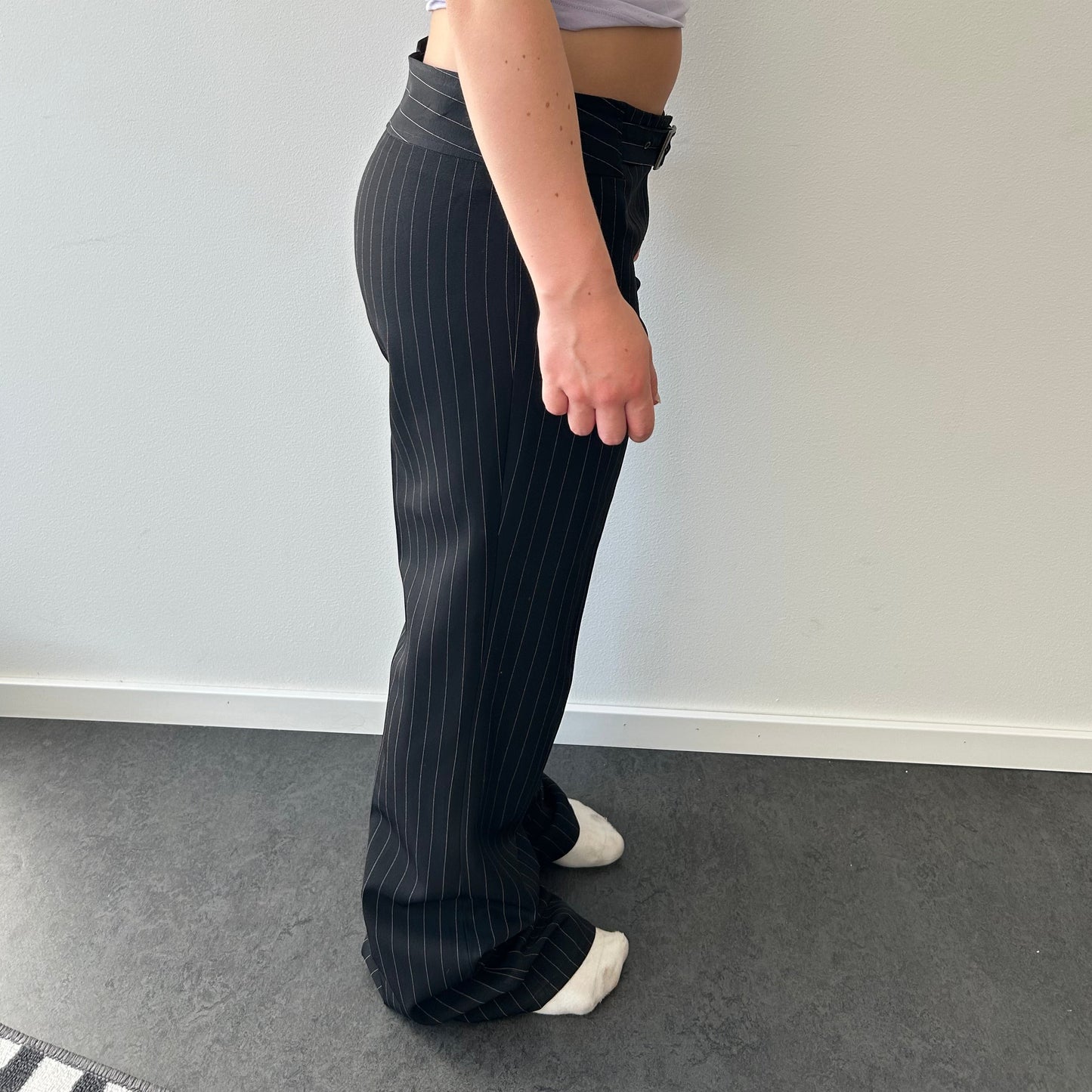 Pinstripe pants