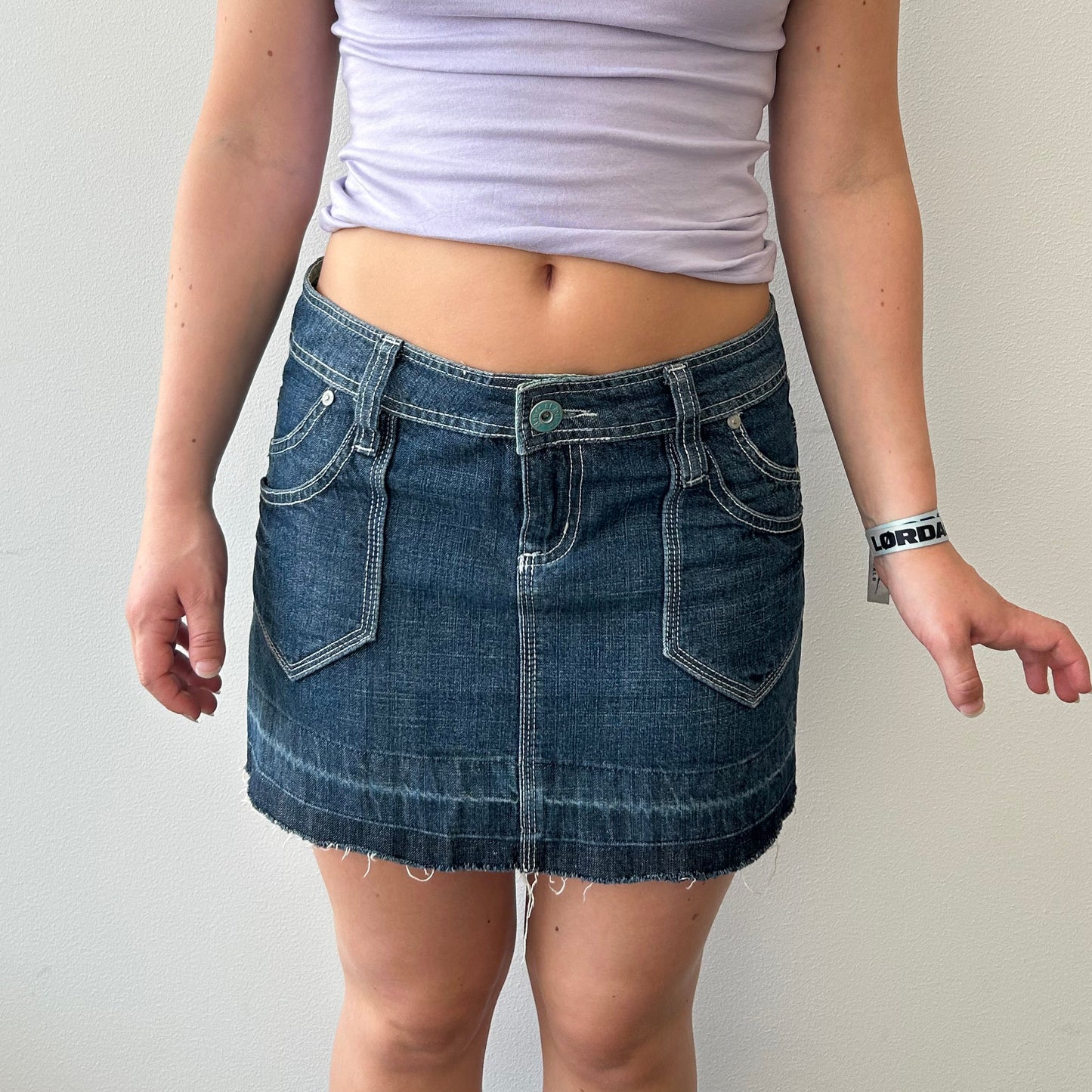 Denim skjørt