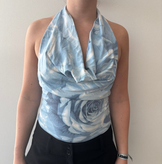 Halterneck topp