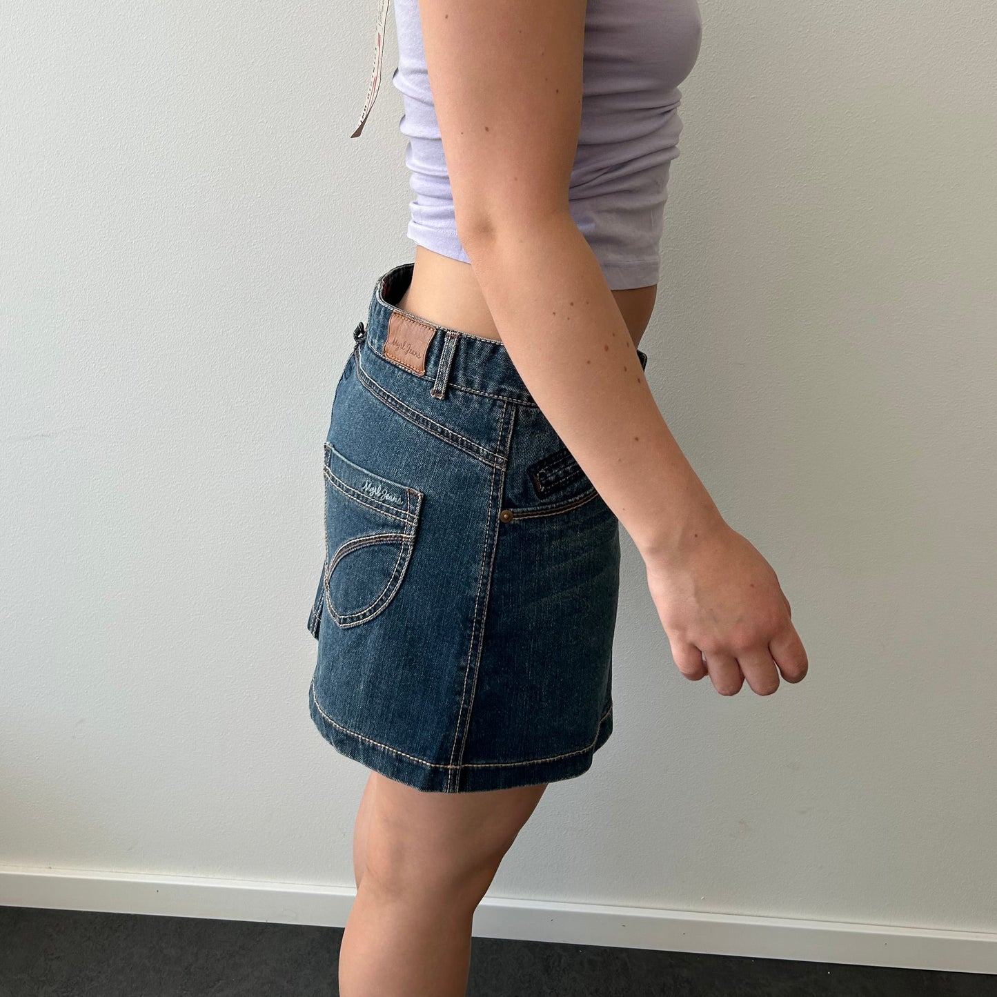 Denim skjørt