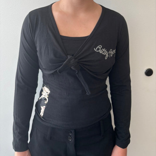 Betty boop wrap topp