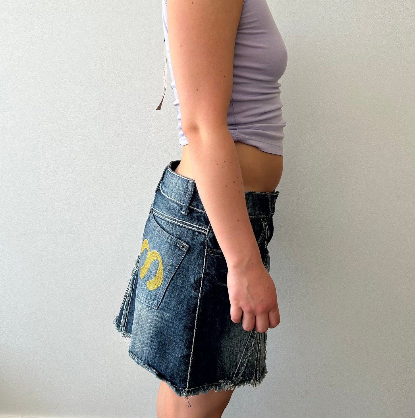 Denim skjørt med M