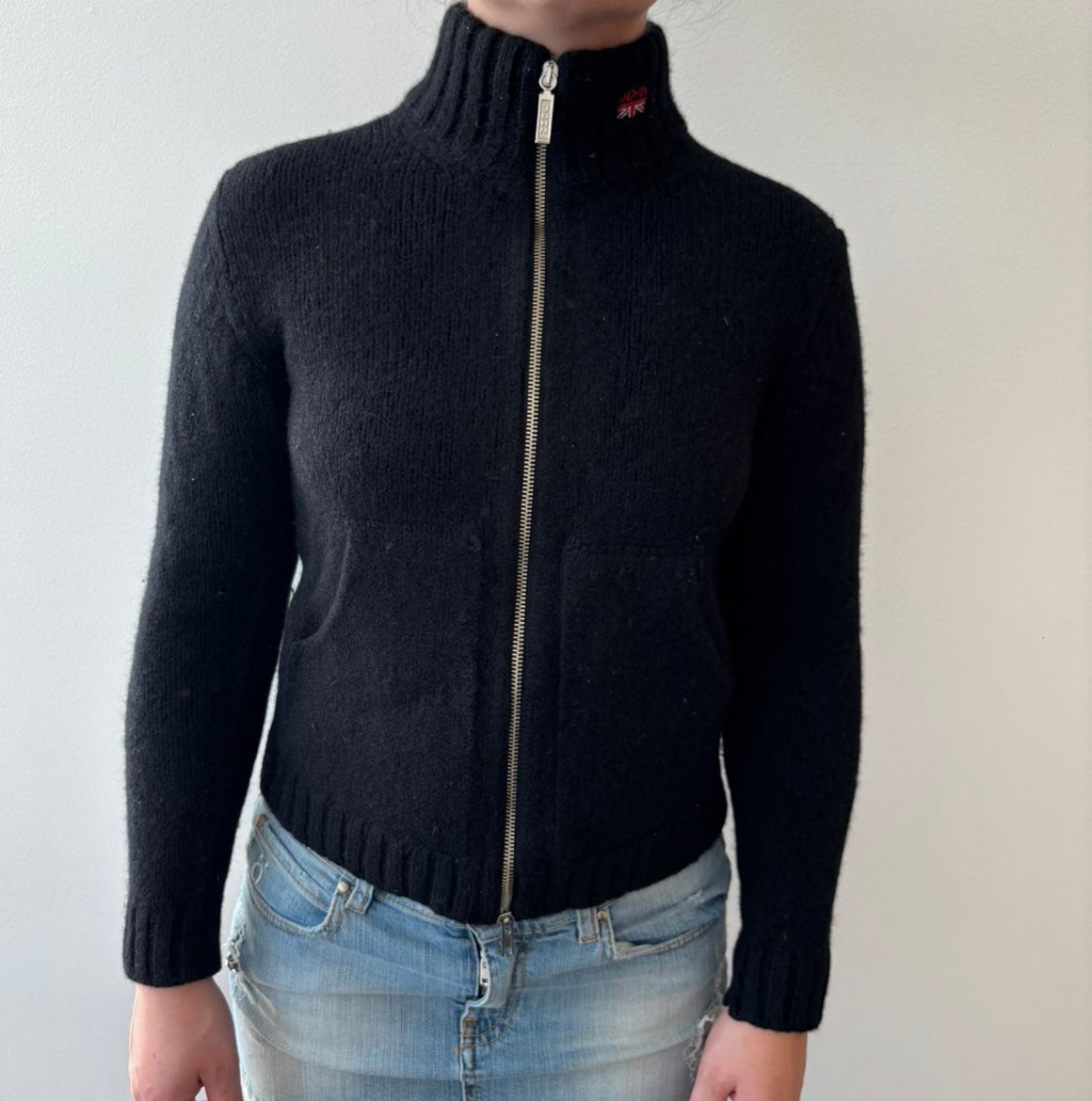 Strikket zip up