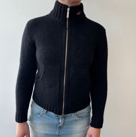 Strikket zip up