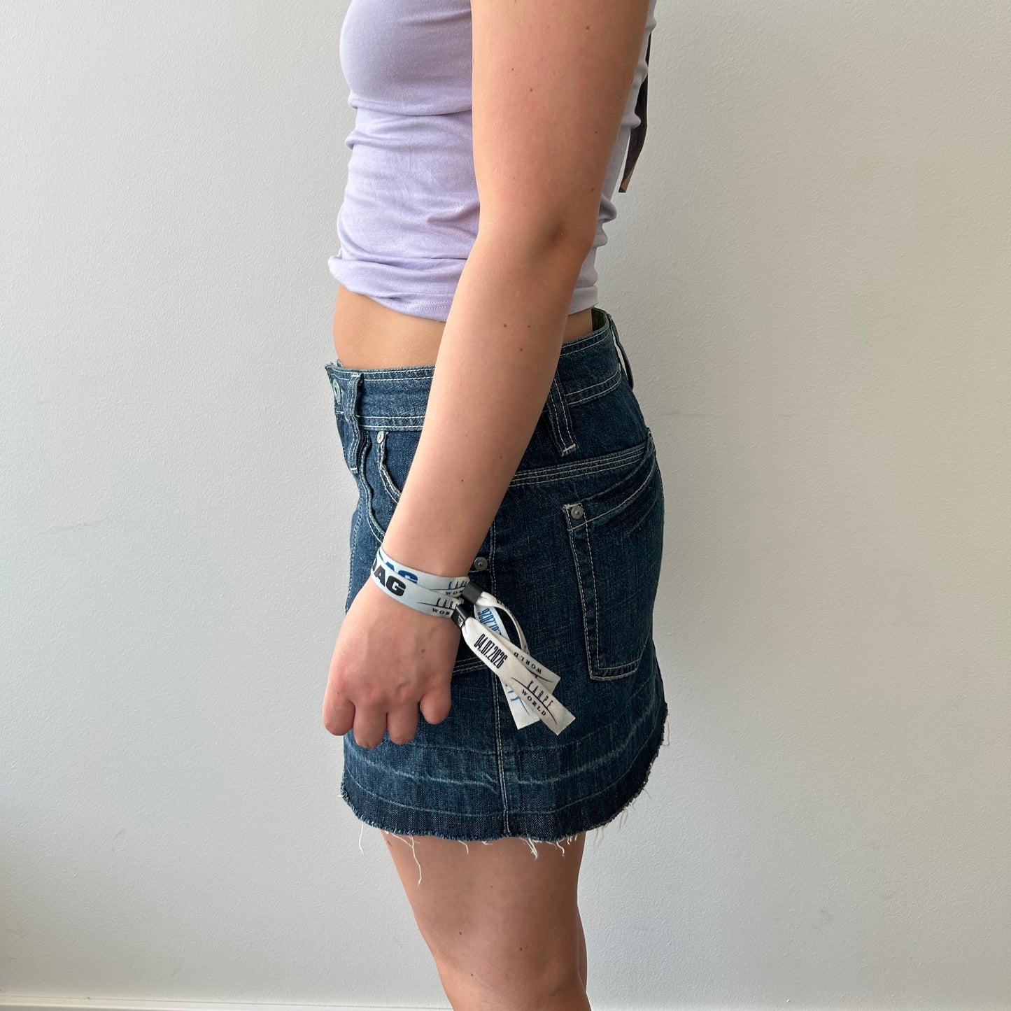 Denim skjørt
