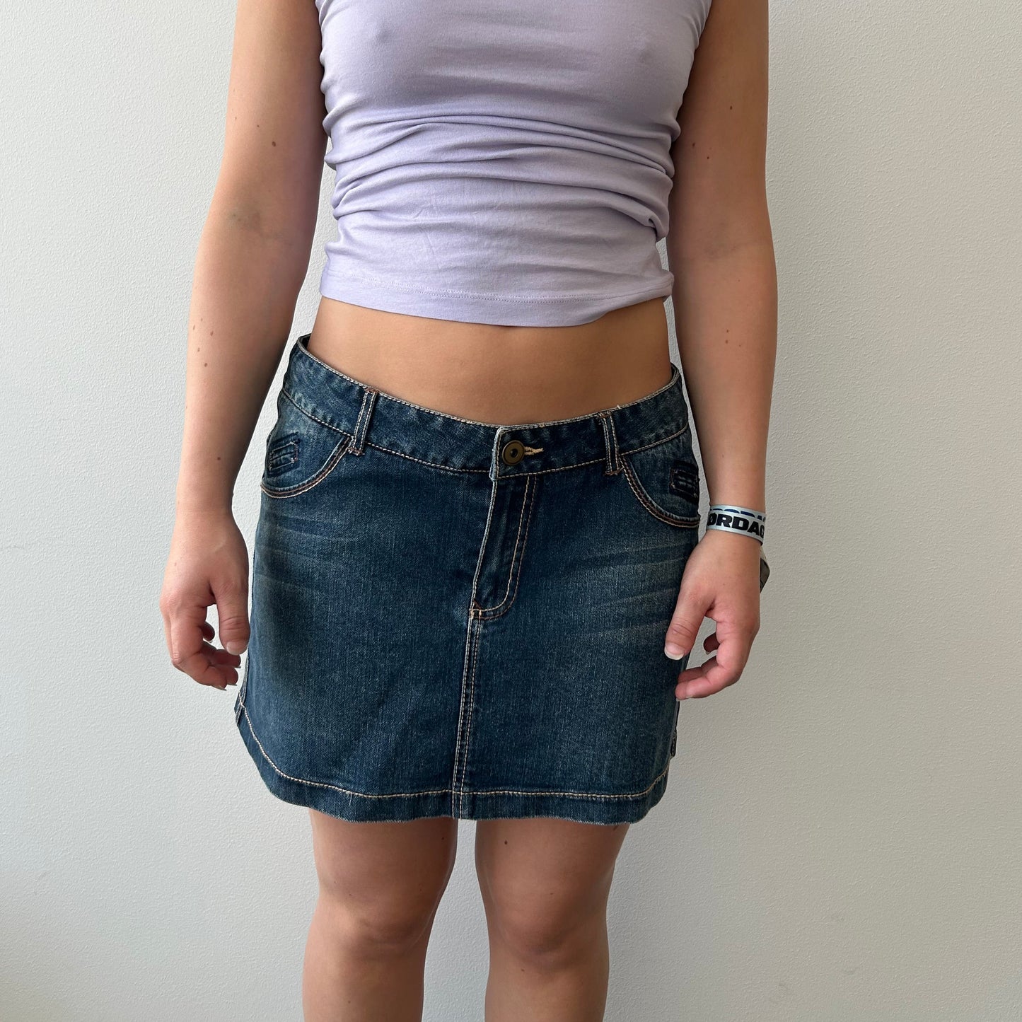 Denim skjørt
