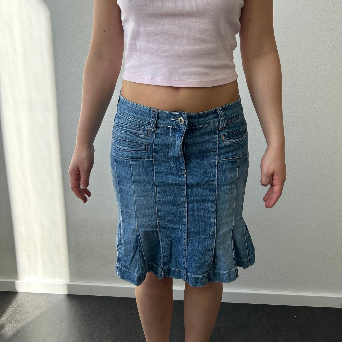Elegant midi skjørt