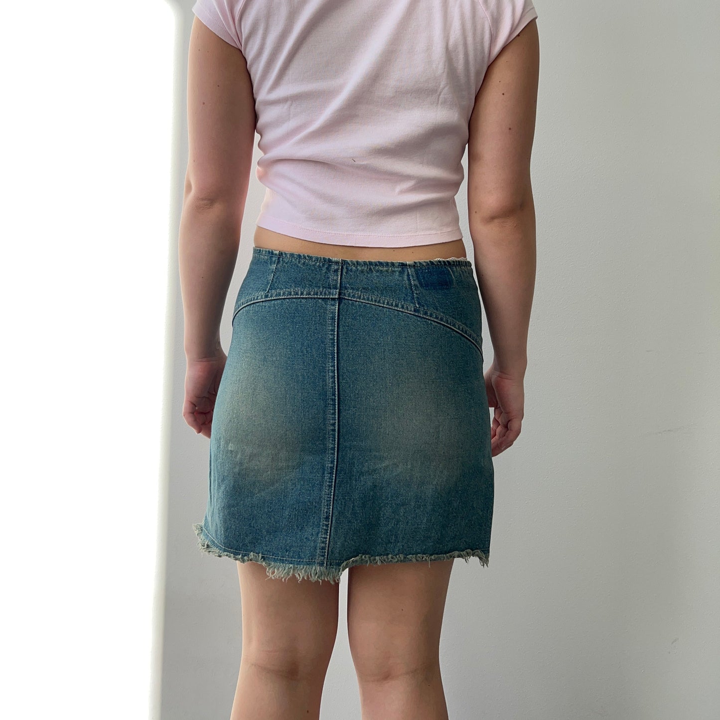 Mini skjørt med blonder