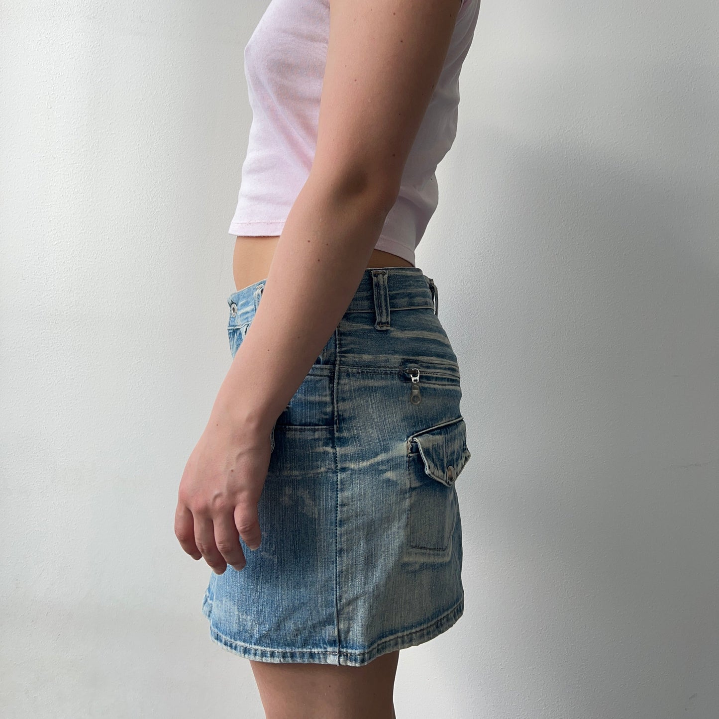 Denim skjørt