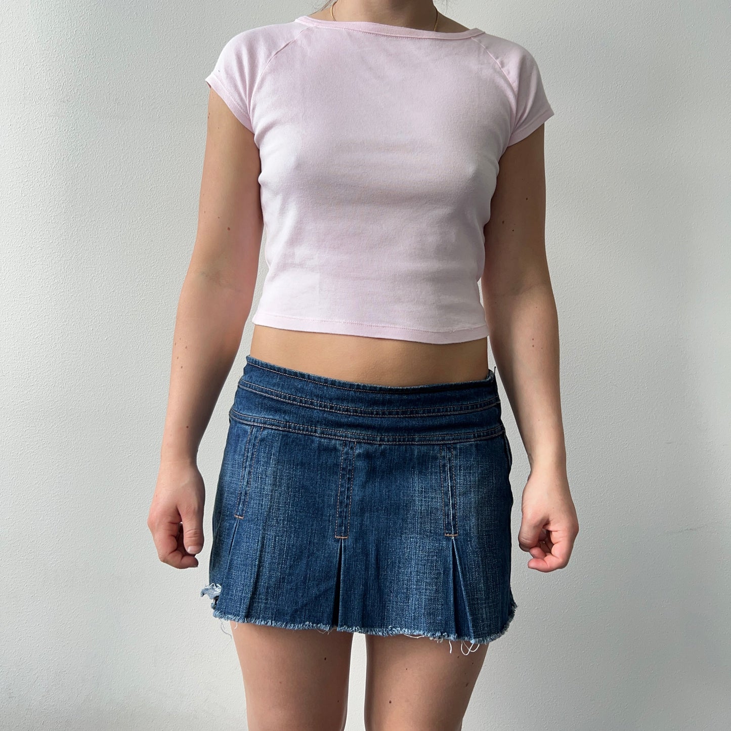 Baby pink fitted tskjorte