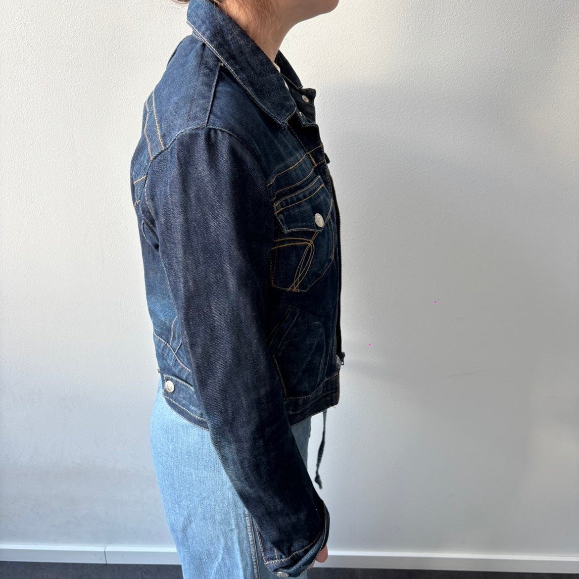 Fet denim jakke