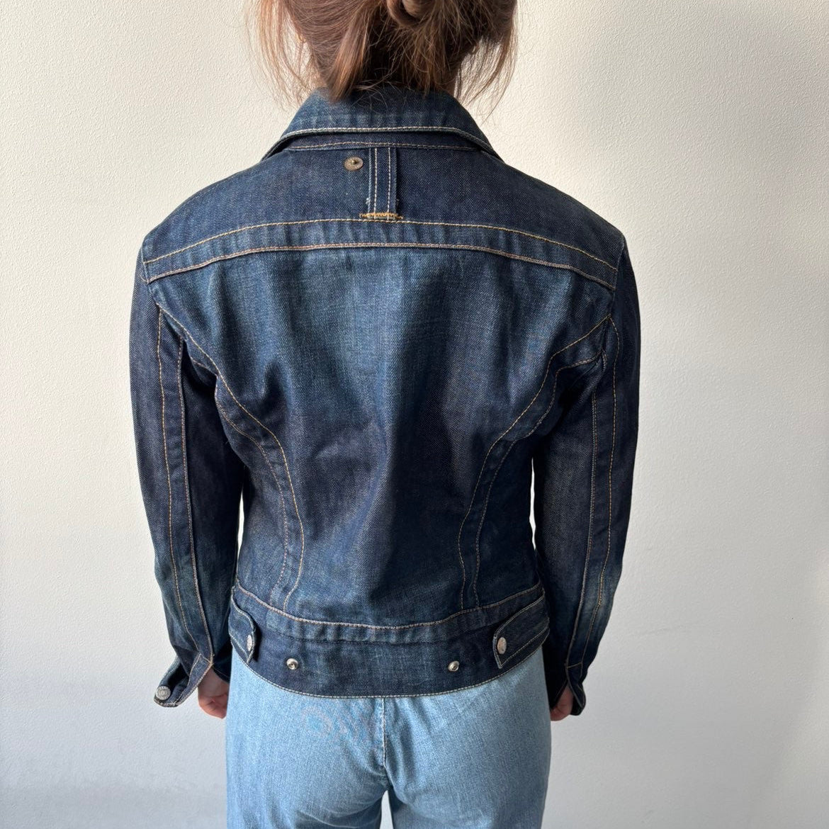 Fet denim jakke
