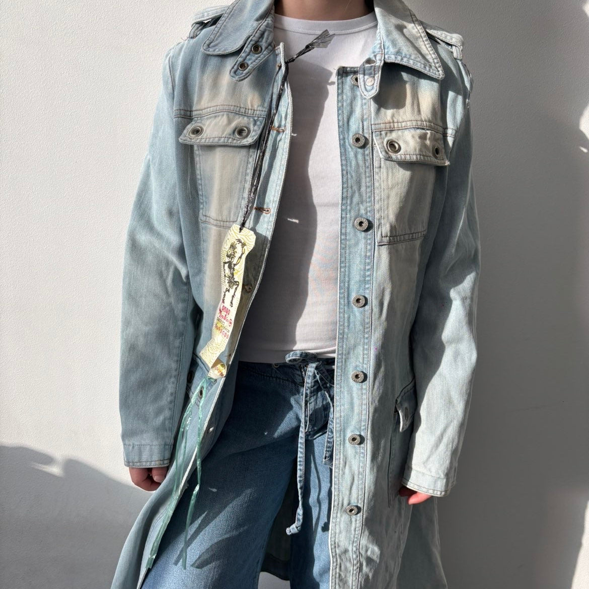 Denim frakk