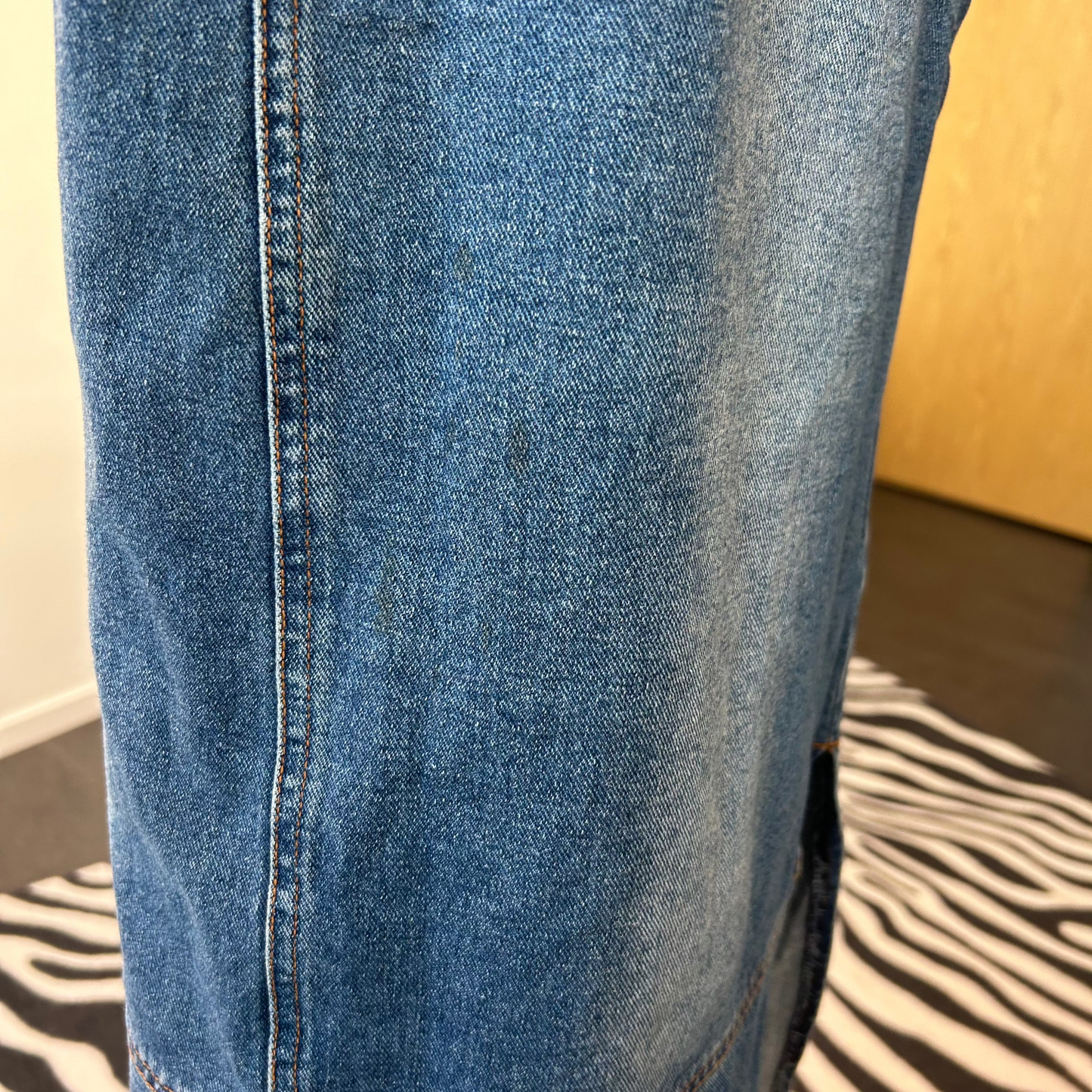 Denim maxi skjørt