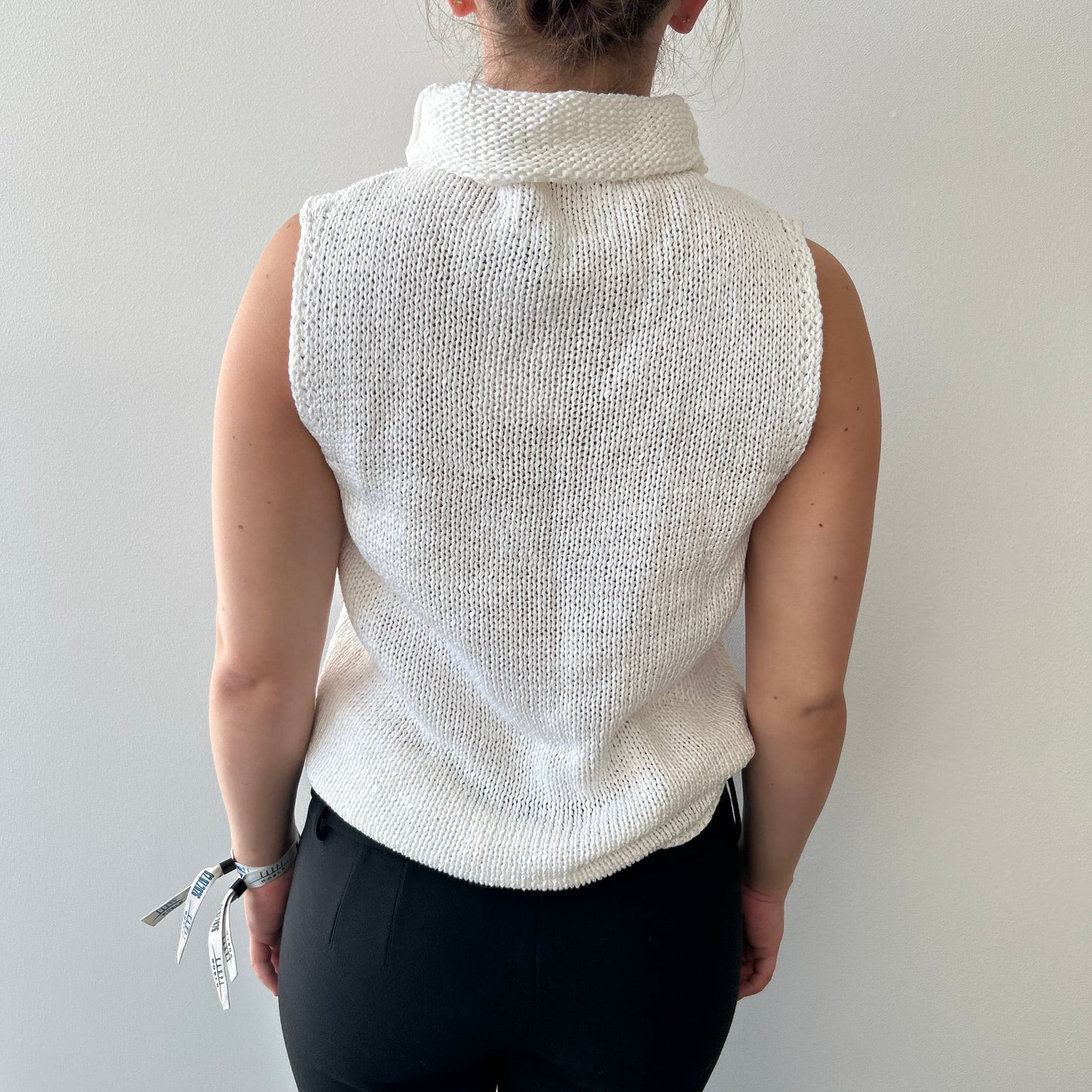 Hvit turtleneck